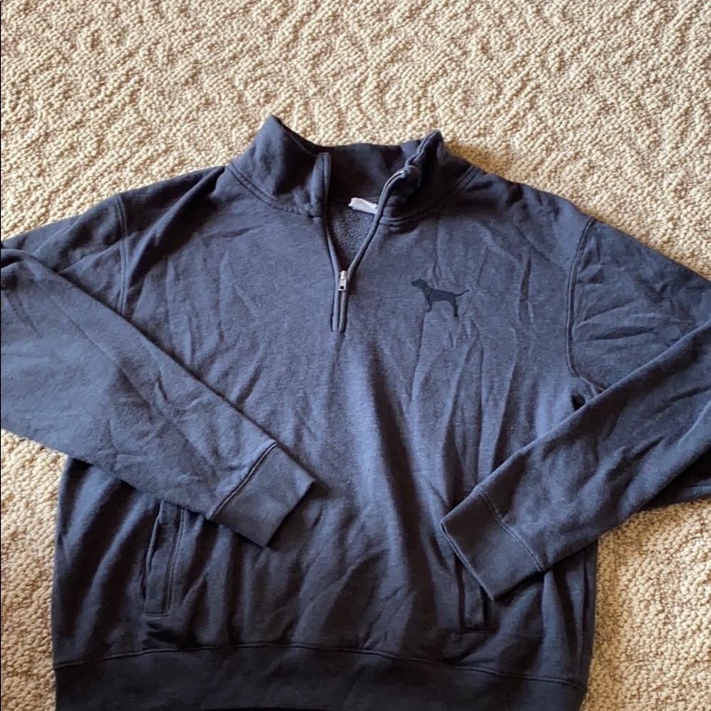 pink quarter zip